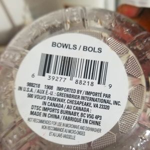 3pc clear plastic bowl set